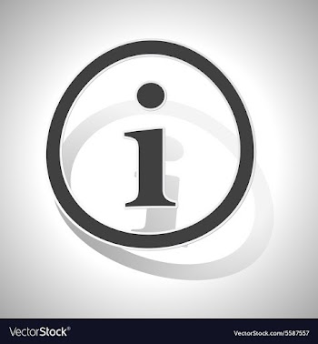 Curved Information sign icon vector image