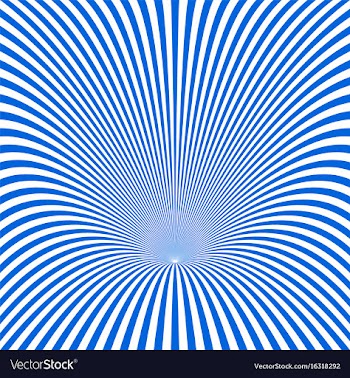 Curved radial stripe background - graphic from vector image