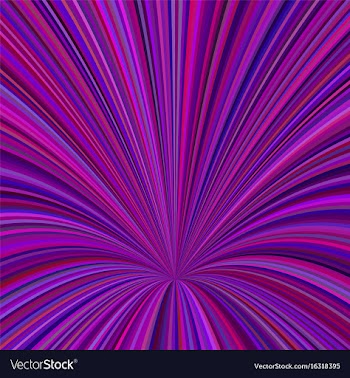Curved ray background - graphic from striped rays vector image