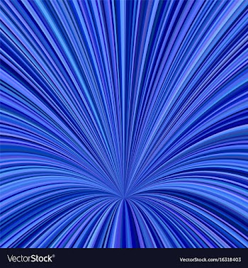 Curved ray background - graphic from striped rays vector image