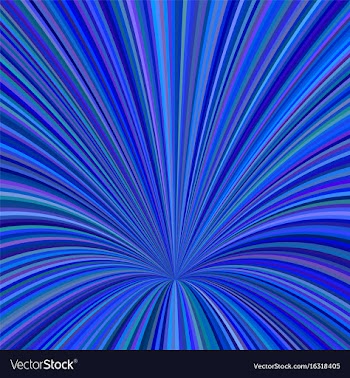 Curved ray background - graphic from striped rays vector image