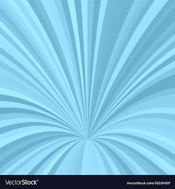 Curved ray background - graphic from striped rays vector image