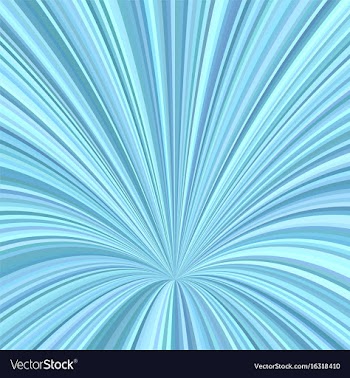 Curved ray background - graphic from striped rays vector image