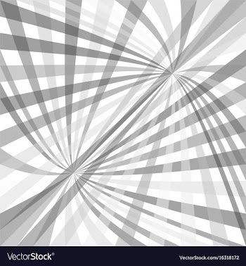 Curved ray background - graphic vector image