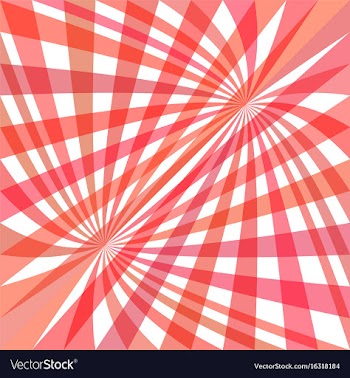 Curved ray background - graphic vector image