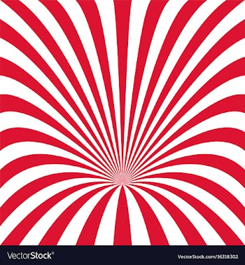 Curved ray burst background - from curved stripes vector image