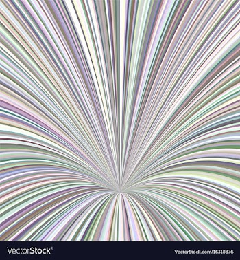 Curved ray burst background - graphic from vector image