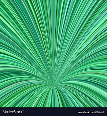 Curved ray burst background - graphic from vector image