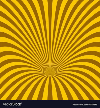 Curved ray burst background - graphic vector image