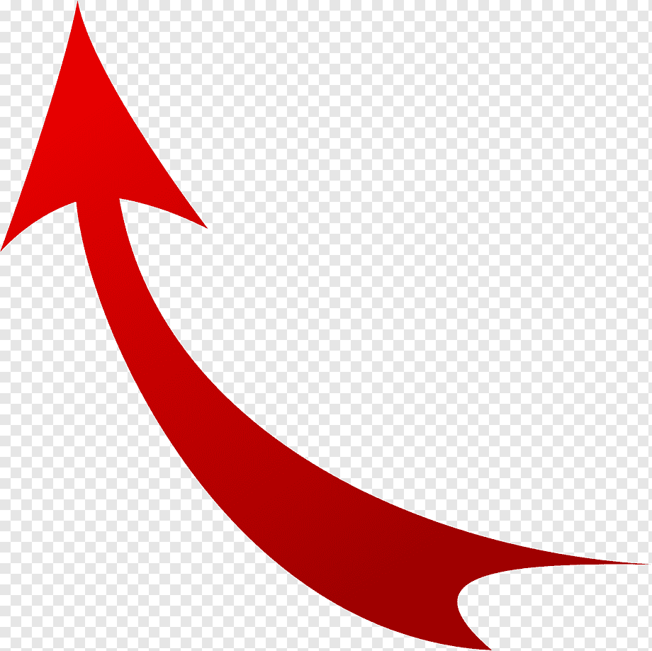 curved red arrow illustration, Curve Arrow, Curved Arrows, angle, text, symbol png