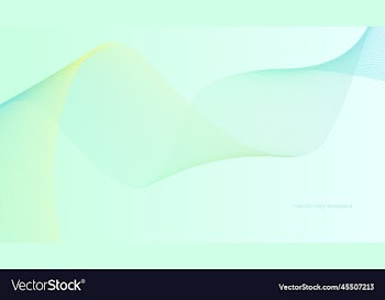 curved ribbons of many lines on one side of the