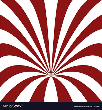 Curved stripe background - from curved rays vector image