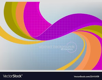 Curvy colors concepts scene vector image