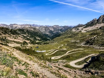Curvy Road in Valley