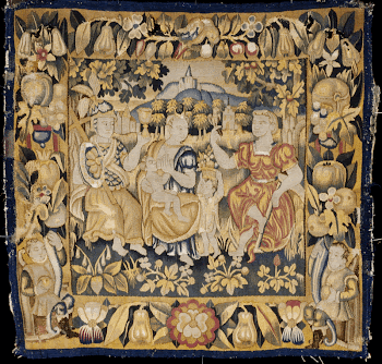 Cushion cover depicting Faith, Charity, | Free Photo - rawpixel
