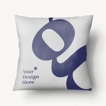 Cushion cover mockup, G logo | Free PSD Mockup - rawpixel