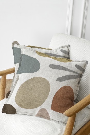 Cushion cover mockup psd with Scandinavian | Free PSD Mockup - rawpixel
