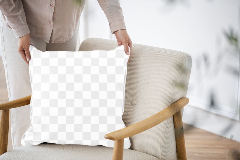 Cushion cover png mockup, transparent | Free PNG Mockup - rawpixel