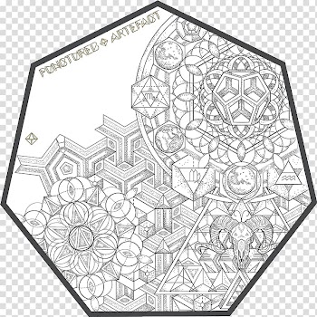 Custom Ink Line art, sacred geometry transparent background PNG clipart
