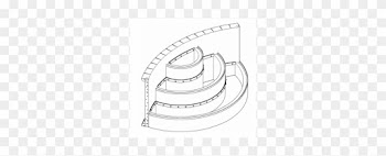 ***custom Order*** 7' 10" X 9' 0 Radius Wedding Cake - Drawing