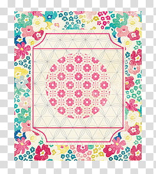 Custom Set , multicolored floral frame illustration transparent background PNG clipart
