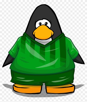 Custom Soccer Jersey 24115 On Player Card - Club Penguin Horn