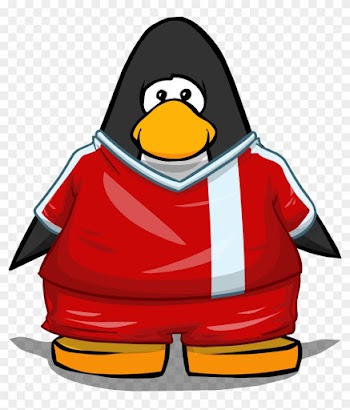 Custom Soccer Jersey 24122 On Player Card - Club Penguin Black Belt