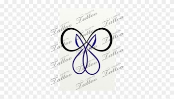 Custom Tattoo Infinity Design Hand Drawn Art By Veggiemusetattoos, - Two Roses Intertwined Tattoo