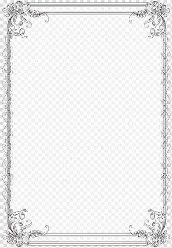 Custom Vintage Frame Five, gray floral frame illustration transparent background PNG clipart