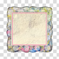Custom , yellow and blue frame transparent background PNG clipart