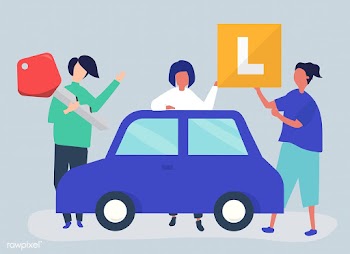 Customer buying a new car with LNG gas system | Free stock vector - 478761