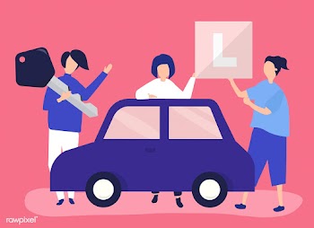 Customer buying a new car with LNG gas system | Free stock vector - 480410