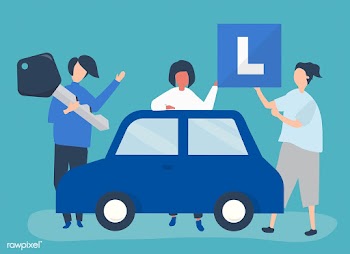 Customer buying a new car with LNG gas system | Free stock vector - 480420