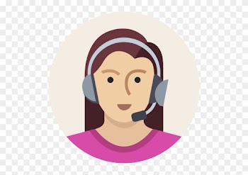 Customer Care Agent - Support Girl Icon
