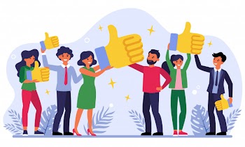 Customer giving quality feedback Free Vector