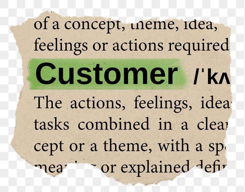 Customer png word sticker, torn | Free PNG - rawpixel