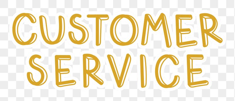 Customer service png word sticker | Free PNG - rawpixel