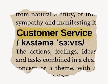 Customer service ripped dictionary, editable | Free PSD - rawpixel