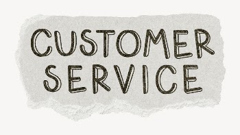 Customer service word, ripped paper | Free PSD - rawpixel