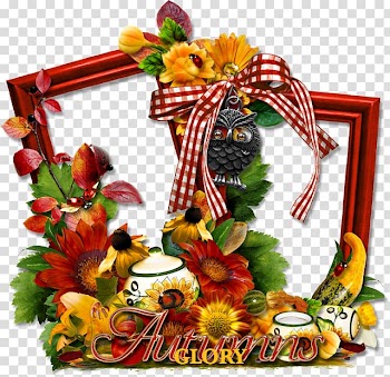 Cut flowers Autumn Floral design Wreath, glory transparent background PNG clipart