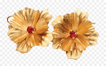Cut Flowers, Body Jewellery, Petal, Yellow, Earrings PNG