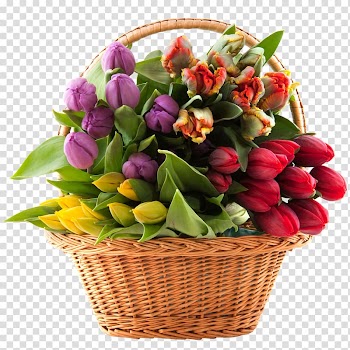 Cut flowers Floral design Food Gift Baskets Flower bouquet, picnic basket transparent background PNG clipart