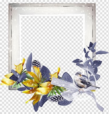 Cut flowers Floral design Frames Petal, powerpoint frame transparent background PNG clipart