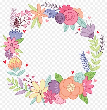 Cut flowers Floristry Wreath Paper - watercolor wreath 