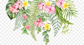Cut flowers Wall decal Floral design - tropical flower 
