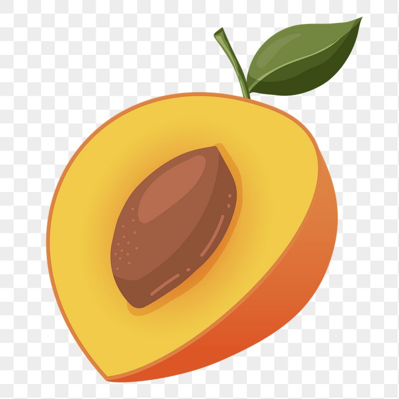 Cut peach png sticker, cute | Free PNG Illustration - rawpixel