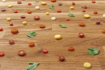 Cut Vegetables Over Wood Surface
