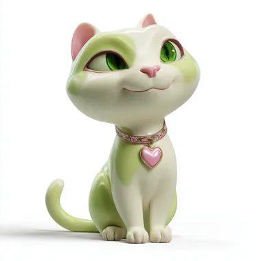Cute 3D Cat Character for Mobile Games Cute 3D Cat Character for Mobile Games