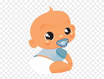 Cute And Funny Baby Boy Cartoon Clip Art Images On - Baby Boy Illustration