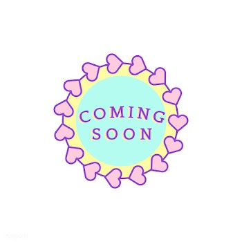 Cute and girly Coming Soon badge vector | Free stock vector - 512774